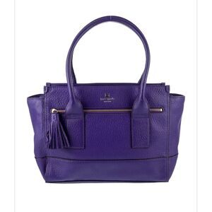 NEW Purple  Kate Spade Southport Avenue Oden‎ Leather Women's Tote